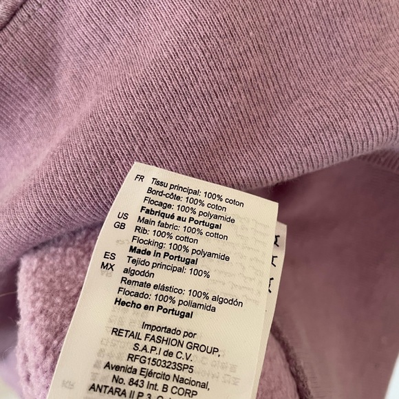 Sandro Lavender Crewneck Top - Picture 3 of 4